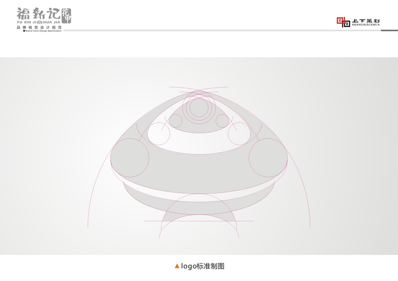 福新記花甲標(biāo)志設(shè)計，新鄉(xiāng)logo設(shè)計